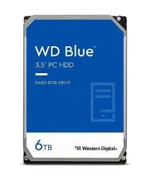 Produktbild: WD Blue 6 TB, 3,5 Zoll (interne HDD, hohe Zuverlässigkeit, SATA 6 Gbit/s-Schnittstelle, 256 MB Cache, WD F.I.T. Lab-zertifizierte Kompatibilität mit vielen Computern)