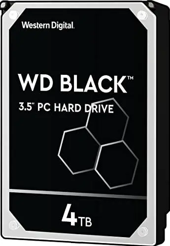 Produktbild: Western Digital Black 4TB Performance Desktop Hard Disk Drive - 7200 RPM SATA 6 Gb/s 64MB Cache 3.5 Inch