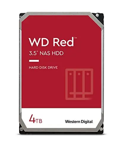 Produktbild: Western Digital Red 4TB 3.5 Zoll NAS Interne Festplatte - 5400 RPM - WD40EFAX