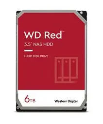 Produktbild: Western Digital Red 6TB SATA 6Gb/s 256MB Cache Internal 8,9cm 3,5Zoll 24x7 IntelliPower optimized for SOHO NAS systems 1-8 Bay HDD Bulk, NASware 3.0