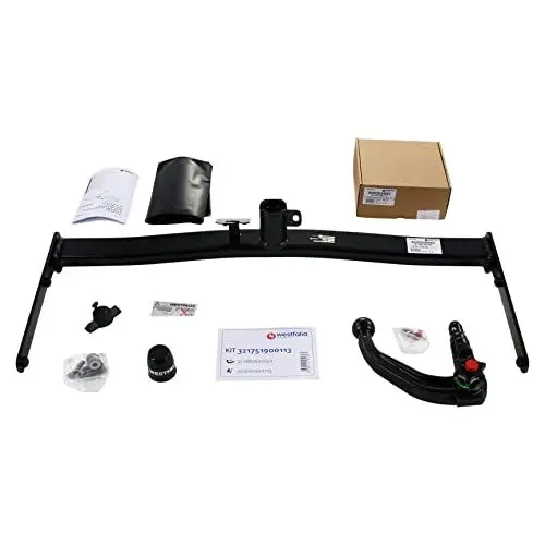 Produktbild: Westfalia Abnehmbare Anhängerkupplung für VW Golf 5/6 Limousine (inkl. Golf Plus, Crossgolf) (BJ 10/2003-11/2013) - im Set mit 13-pol. fzg.-spez. Westfalia Elektrosatz