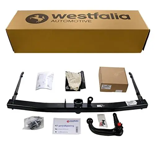 Produktbild: Westfalia Abnehmbare Anhängerkupplung für VW Tiguan 1 (BJ 09/2007-03/2016) - im Set mit 13-pol. fzg.-spez. Westfalia Elektrosatz