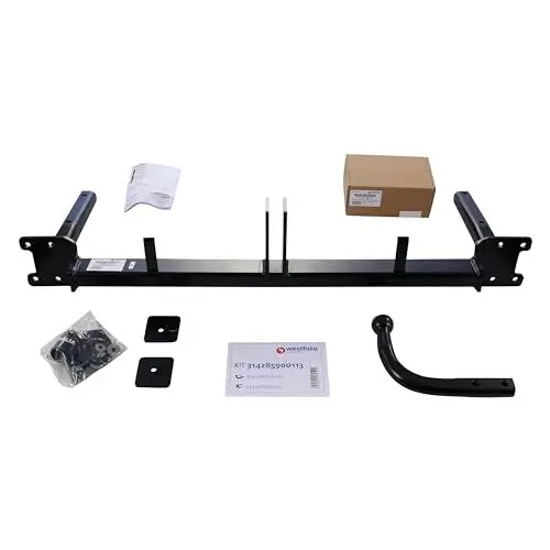 Produktbild: Westfalia Starre Anhängerkupplung für Opel Astra H Caravan (BJ 08/2004-11/2010) – Im Set mit 13-poligem fahrzeugspezifischem Westfalia Elektrosatz