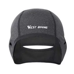 Produktbild: WESTGIRL Fahrradmütze unter mit Brillen-Loch, Winddichte Warme Fahrradhelm Mütze, Fahrrad Wintermütze Herren Damen Mütze, Radmütze
