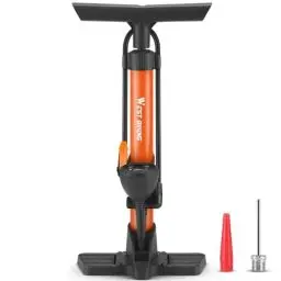Produktbild: WESTGIRL Fahrradpumpe mit Manometer Luftpumpe Fahrrad Alle Ventile 11Bar/160 Psi Standluftpumpe für Rennrad, E-BIK Mountainbike - Fahrrad Pumpe für Französische Ventile