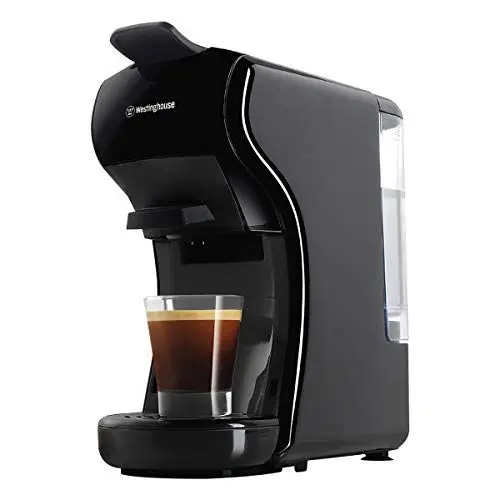 Produktbild: Westinghouse 3-in-1 Kapsel Kaffeemaschine - Kaffee Kapselmaschine für Nespresso, Dolce Gusto und gemahlenen Kaffee, energiesparendes Schnellbrühsystem, Tropfschale & 0,7l Wassertank Schwarz