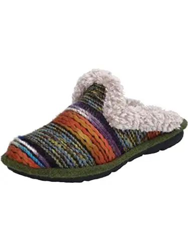 Produktbild: Westland Damen Pantoffeln Lille 126, Frauen Hausschuhe,Weite G (Normal),Home-Slipper,House-Slipper,patschen,schlapfen,Grün (Oliv-Multi),41 EU / 7 UK