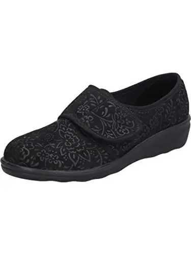 Produktbild: Westland Damen Pantoffeln Nice 80, Frauen Hausschuhe,Weite H (Weit),pantine,treter,finken,schlapen,Home-Slipper,patschen,schwarz,40 EU / 6.5 UK