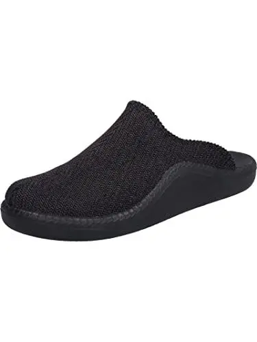 Produktbild: Westland Herren Pantoffeln Monaco 220, Männer Hausschuhe,Weite H (Weit),Freizeitschuhe,bequem,Schlupfschuhe,Slides,schwarz,39 EU / 6 UK