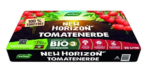 Produktbild: Westland New Horizon torffreie Tomatenerde, 20 l – nachhaltige Bio-Erde zur optimalen Wasser- und Nährstoffversorgung, Nicht zutreffende