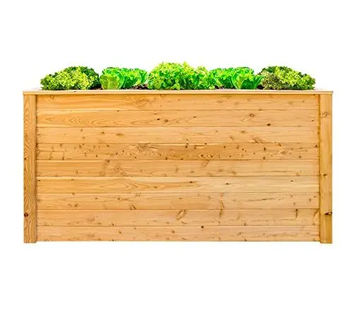 Produktbild: WESTMANN Hochbeet aus Lärchenholz | 170x90x84 cm Natur | Kräuterbeet für den Außenbereich | Holzhochbeet zum Bepflanzen von Gemüse & Kräutern | FSC® - Zertifiziert
