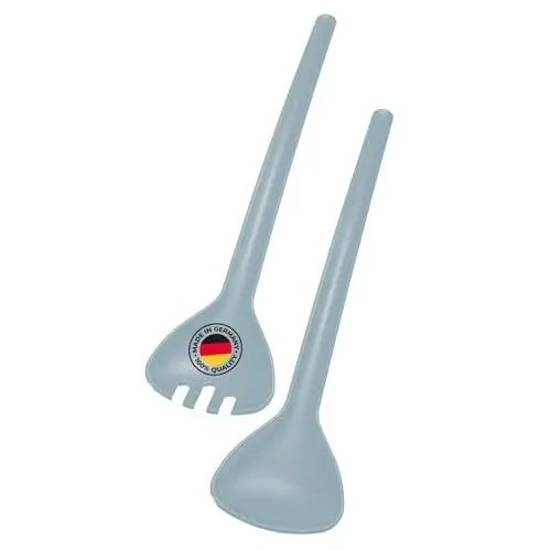 Produktbild: Westmark Salat-/Servierbesteck, 2-teilig, Länge: 26,6 cm, Kunststoff, Traditionell, Farbe: Blau, 2090227B
