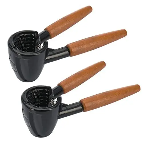 Produktbild: Westmark 2 Nussknacker/Sektzangen, Länge: 16,8 cm, Aluminium, Sieger Nussprofi Deluxe, Schwarz/Braun, 332622E3