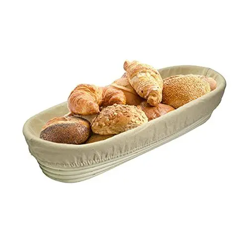 Produktbild: Westmark Bezug für Gärkörbchen, Für ovale Körbchen, 39,5 x 15,5 cm, Baumwolle, Beige, 3201226B