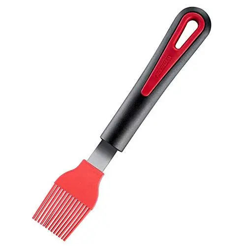 Produktbild: Westmark Brat- und Backpinsel, Länge: 20,5 cm, Kunststoff/Silikon, Gallant, Schwarz/Rot, 29162270