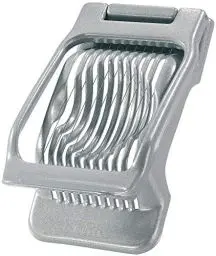 Produktbild: Westmark Eierteiler für runde und ovale Scheiben, einzeln gespannte Schneiddrähte aus Edelstahl, Aluminium/Rostfreier Edelstahl, Duplex, Grau, 10202260