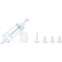 Produktbild: Westmark Garnierkünstler/Garnierspritze, Mit 5 Tüllen, Füllmenge: 180 ml, Kunststoff/Rostfreier Edelstahl, Transparent/Weiß, 31152260