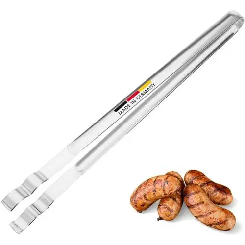 Produktbild: Westmark Wurst- und Servierzange, Mit gewellten Laffen, Rostfreier Edelstahl, Länge: 35,4 cm, Silber, 12752270
