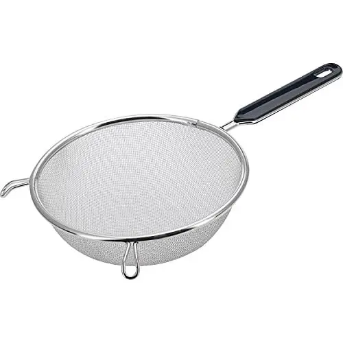 Produktbild: Westmark Haushaltssieb, Traditionell, ø 18 cm, Rostfreier Edelstahl/Kunststoff, Silber/Schwarz, 12842270