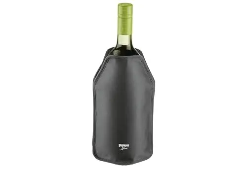 Produktbild: Westmark Kühlmanschette, Für z.B. Sprudel-, Wein- oder Sektflaschen, Für Flaschendurchmesser bis 9 cm, Kühlt bis zu 2 h, Kunststoff, Polar, Schwarz/Weiß, 52433370