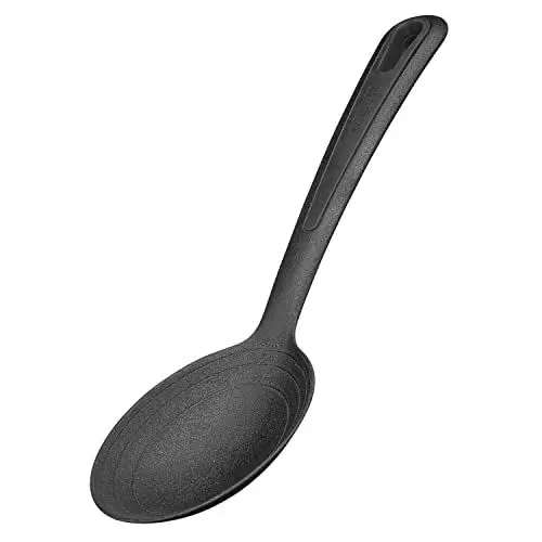 Produktbild: Westmark Salatlöffel, Große Löffelmulde, Innenliegende Skala: 20, 40 + 60 ml, Kunststoff, Gentle, Schwarz, 28642270