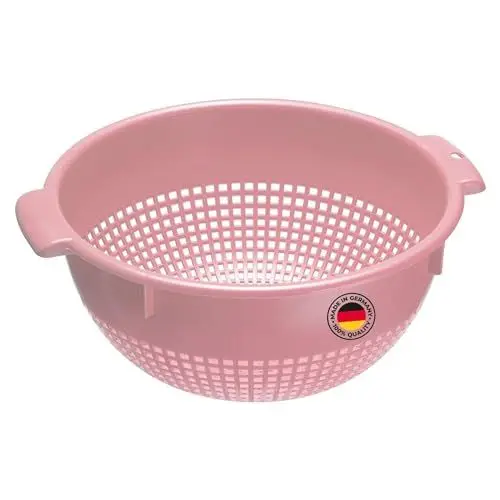 Produktbild: Westmark Seiher/Sieb, Mit Griffmulden und Aufsatzrasten, Kunststoff, Rosa, 2126221P