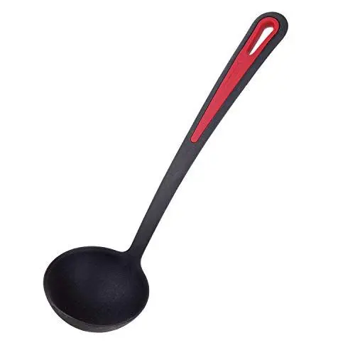 Produktbild: Westmark Suppenkelle/Schöpflöffel, Hitzebeständig bis 270 °C, PPA, Länge: 31,5 cm, Gallant Plus, Schwarz/Rot, 29562275