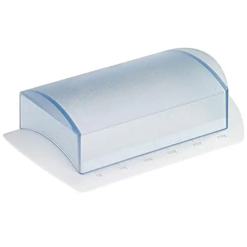 Produktbild: Westmark Tisch-Butterdose mit Skala, Kunststoff, Weiß/Transluzent, 21162270