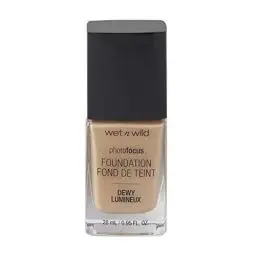 Produktbild: Wet n Wild - Photo Focus Foundation DEWY - Feuchtigkeitsspendende Foundation in Klassischem Beige - Deckt Unreinheiten ab, eignet sich für normale und trockene Haut - Vegan - Classic Beige