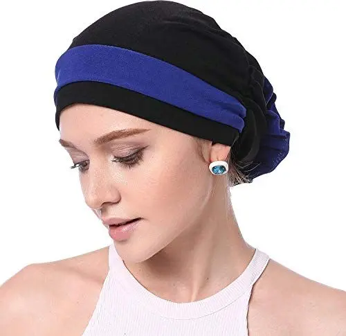 Produktbild: WETOO Damen Blume Muslim Turban Chemo Krebs Cap Kopftuch Kopfbedeckung