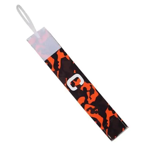 Produktbild: Wettkampfsport Robustes Nylon Outdoor-Mannschaftssportgruppen Fußballarmbänder Verstellbare Spielerbänder Grün 18 * 10 * 1 cm Fußballzubehör (Orange)
