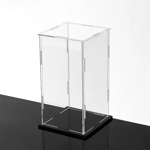 Produktbild: WhamtL Acryl Vitrine Staubdichter Schutz Würfelvitrine,10 15 20 25 30 35 40 45 cm Durchsichtige Action- Figurenvitrine, Sammlerstück-Schaubox für Schmuck-Souvenirs(20x20x40cm(8x8x16in))