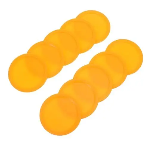 Produktbild: WHAMVOX 10st Hockey-Puck Zubehör Für Hockeytische Eishockey-trainingspuck Zubehör Für Eishockeyspiele Teile Für Eishockey Eishockey-ausrüstung Runde Ersatzpucks Mini-Hockey-zubehör Plastik