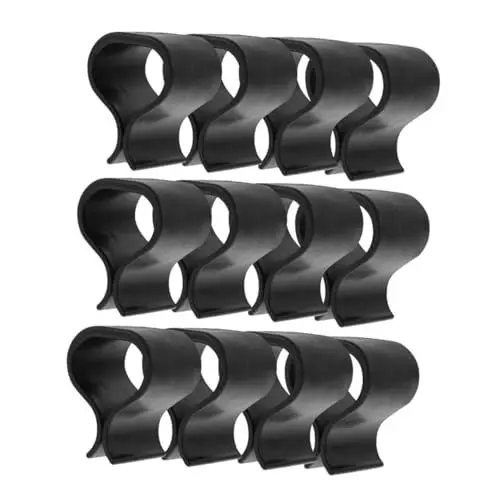 Produktbild: WHAMVOX 12St Rattan-Möbelklammern Clips für Gartenmöbel Korbstuhlbefestigung gartensofa Das Sofa-Basic Sofa Clips für Sektionsstühle Befestigungsclips für Korbmöbelstühle Plastik