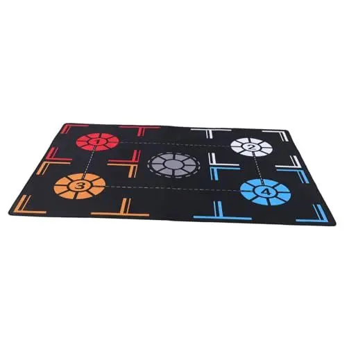 Produktbild: WHAMVOX 1 Blatt Basketball Trainingsmatte Outdoor Basketball Korbbälle Basketbälle Indoor Basketball Outdoor Spot Matte Trainingsmatten Basketball Trainingsgerät Agility