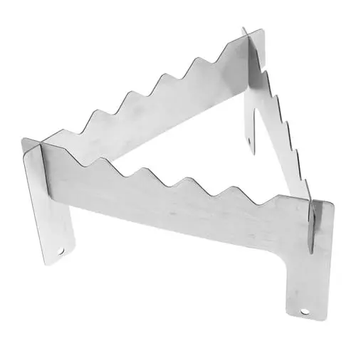 Produktbild: WHAMVOX 1 Satz Picknick-kocherständer Halterung Für Den Grill-herdständer Lagerfeuerzubehör Festbrennstoffofenständer Camping Topfständer Treibstofftabletten Rostfreier Stahl Silver