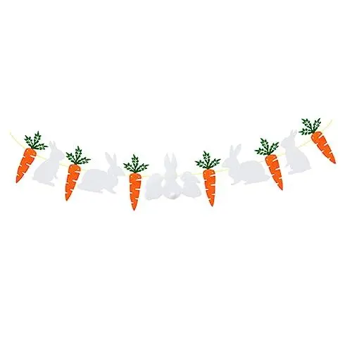 Produktbild: WHAMVOX Osterhase Banner Ostern Themen Bunting Decor Festliche Party Bunting Dekorationen