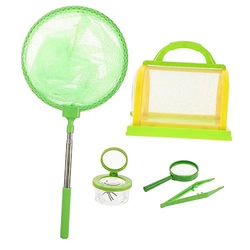 Produktbild: WHAMVOX 1 Set Insektenbeobachtungsset Spielzeug Outdoor Spielset Netzlebewesen Kinderspielzeug Outdoor Kleinkind Spielsets Kinderanzüge Kinderfangset Kinderspielset Koffer