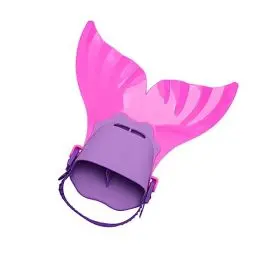 Produktbild: WHAMVOX 1 Stück Flossen Tauchflossen Schnorchelflossen Meerjungfrau Kind Lila Tauchschwimmflossen Meerjungfrau Flipper Finis Monoflosse Flossen Kinderflossen Flossen Zum Schwimmen Kinder