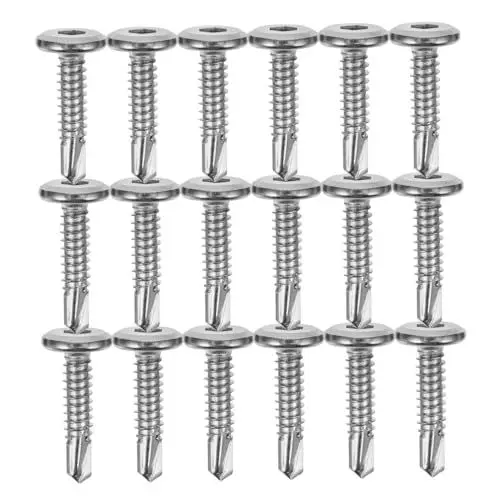 Produktbild: WHAMVOX Selbstgewindebolzen 20 Stück Metallschrauben Für Die Installation Von Zäunen Haustoren Und Fenstern