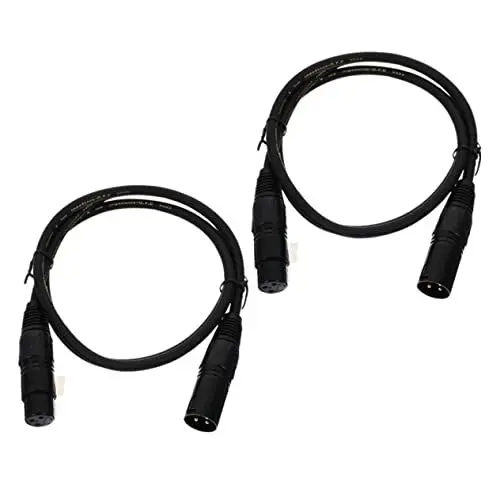 Produktbild: WHAMVOX 2St XLR-Mikrofonkabel Mikrofon-Verbindungskabel XLR-Kabel für Mikrofon Mikrofonkabel für Soundsystem Studio-XLR-Kabel lautsprecher 3-poliges Mikrofonkabel XLR-zu-XLR-Kabel Kupfer