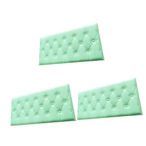 Produktbild: WHAMVOX 3st Wohnkultur Aufkleber Wanddekoration Tapetenentferner Selbstklebende 3d-wandaufkleber Kunstwandfliesen Schränke Panel Wohnzimmer Tv-hintergrundaufkleber Tapetenkleber Green