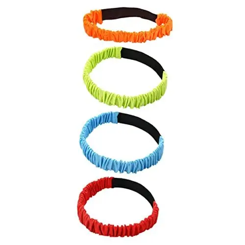 Produktbild: WHAMVOX 4stücke Elastische Eltern-Junge Mädchen-rennbänder Interaktive Spielrequisiten Für Teamwettbewerbe Und Outdoor-aktivitäten Geeignet Für Junge Mädchen Und Familien Bunten
