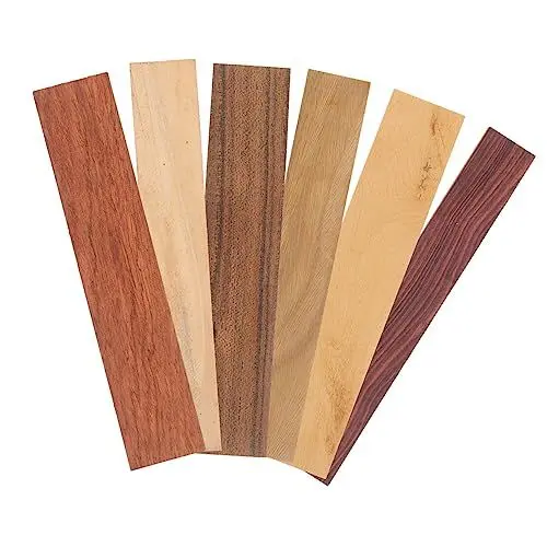 Produktbild: WHAMVOX 6Stücke Ersatzholzlatten aus Rosenholz Strukturierte Holzplatten für Diy Gartenbank Bastelprojekte und Kreative Holzarbeiten