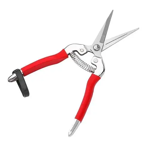 Produktbild: WHAMVOX Gartenschere astscheren hochastschere Strauchschere bonsaischere Blumen Pflanzen Blumenschere Anlage Obstbaumschere Allzweckschere Rostfreier Stahl Werkzeug Schnittmaschine rot
