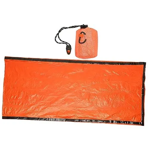 Produktbild: WHAMVOX Überlebenssäcke Zum Schlafen Notfallsack Schlafsack Aus Pe-aluminiumfolie Outdoor-Schlafsack Pfeife Für Den Notfall