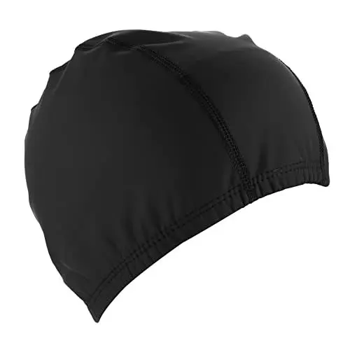 Produktbild: WHAMVOX Pu-beschichtete Badekappe Duschhauben Für Damen Badekappe Für Langes Haar Badekappe Aus Silikon Sportliche Badekappe Strand-Badekappe Sommer Badekappen Kind Gemütlich Zubehör