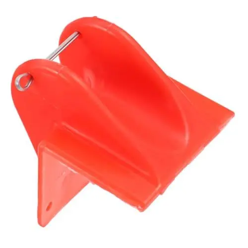Produktbild: WHAMVOX Bergsteigerzubehör Seilkantenschutz - Tragen Sie Eine Sicherheitsseilabdeckung Rot Für Kletterseile Wandklettern