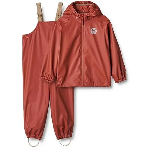 Produktbild: Wheat Regenset Jacke und Hose Charlie Junior Größen Unisex Jungen und Mädchen 100% recyceltes Poleyster Öko Tex Standard Wasserdicht, Winddicht Öko Tex Standard