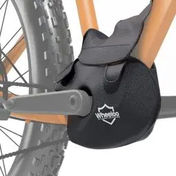 Produktbild: WHEELOO Ebike Mittelmotor Schutzhülle aus Neopren für waagerechte Motoren Fahrradträger Transportschutz Motorschutz Abdeckung als Regenschutz zB. für Bosch, Brose, Shimano, Yamaha, Specialized